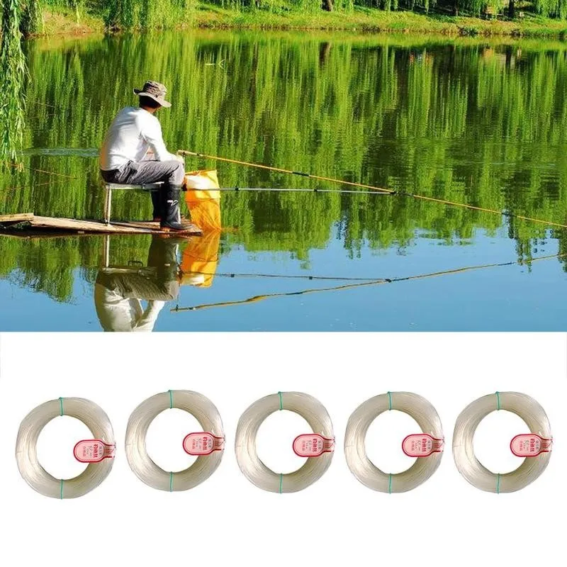 

1 Pcs Fishing Line Crystal Strong Fishing Line Super Power Nylon Line Crystal Fishing Wire Fishing Accessories Smooth