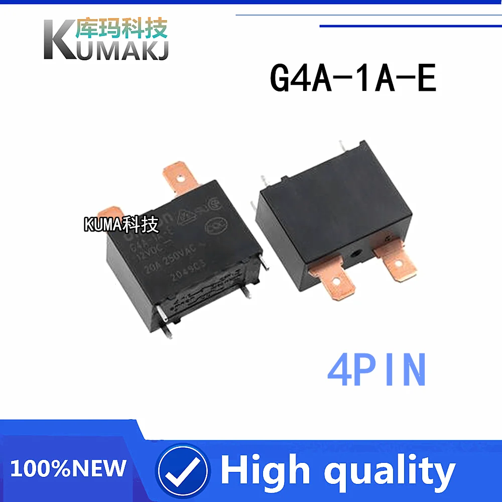 2 шт./лот 100% новый Мощность реле G4A-1A-E G4A-1A-E-5VDC G4A-1A-E-12VDC G4A-1A-E-24VDC G4A 1A E 5В 9В 12В 24В 4PIN 20A -