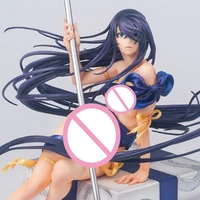 25cm ikkitousen kanu unchou anime action figure blue sexy girl styl with knife classic look pvc collection model dolls toy gifts