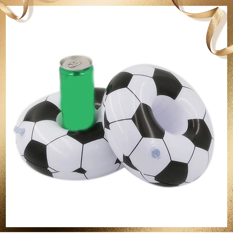 

Inflatable Football Drink Pool Float Inflatable Cup Coasters Cola Beverage Cup Holder For Swimming Pool Beach Party