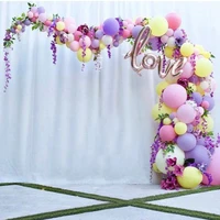 161pcs love pastel balloons macaron purple pink yellow balloon garland arch kit wedding birthday baby shower party decorations