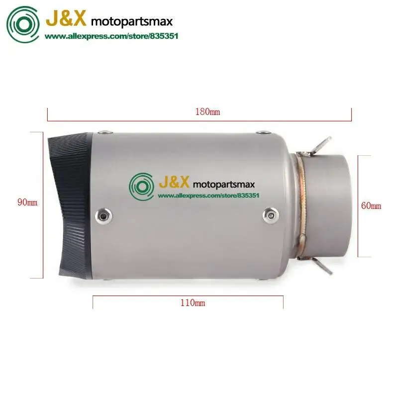 

Full System Slip On For kawasaki Z750 Z 750 Motorcycle Exhaust Muffler Escape Middle Link Mid Pipe