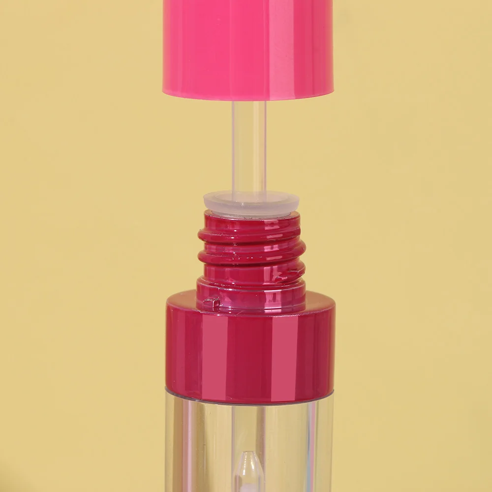 5 шт. 8 мл пустая бутылка для блеска губ прозрачный бальзам контейнер с резиновой