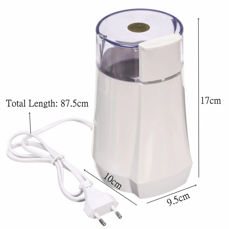 

HMT Electric Coffee Grinder home kitchen 100W Coffee Bean Nut Spice Vanilla Grinding Blade Grinder Mixer