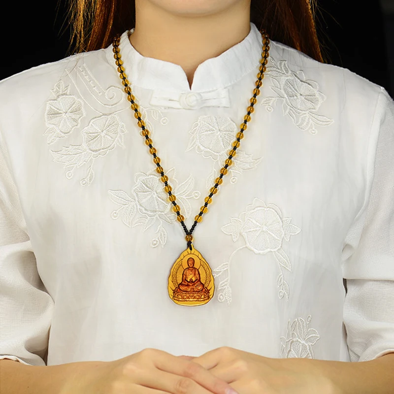 Exorcism кулон Guardian God Amitabha Гуаньинь мужское и женское ожерелье Будды | Украшения