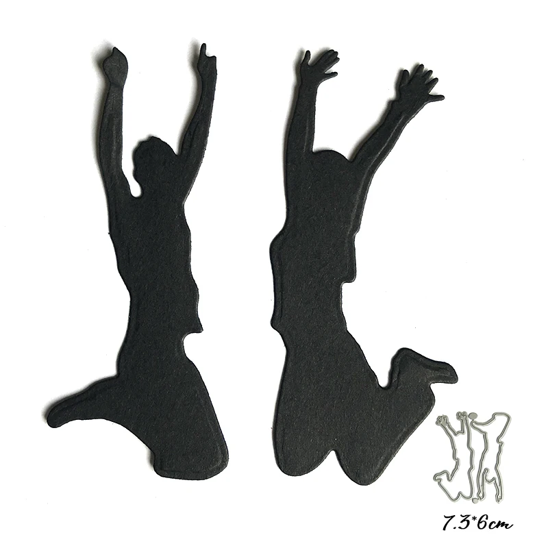 

Jump People Metal Cutting Dies Scrapbooking Die Cuts For DIY Embossing Album Paper Card Making Stencils