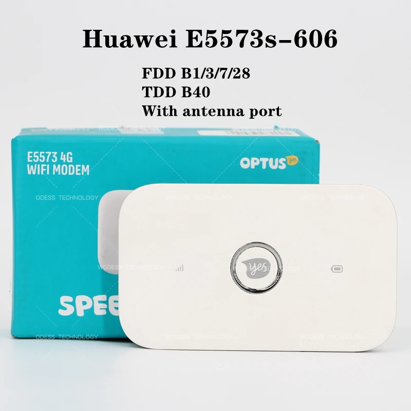 Карманный мини мобильный Wifi роутер huawei E5573 150 Мбит/с 4G LTE роутер с антенным портом - Цвет: E5577s-606 Optus