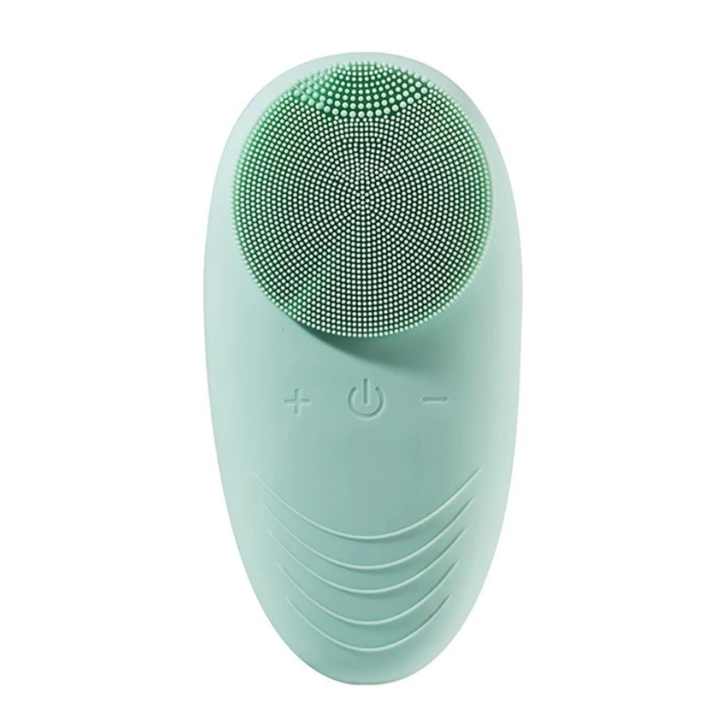

Sonic Face Cleansing Brush Rechargeable 5 Speed Vibrating Waterproof Silicone Face Scrubber for Deep Cleaning Exfoliating