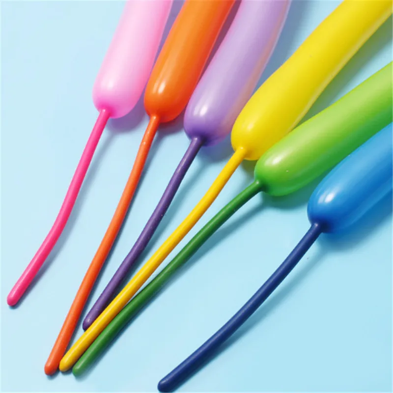 10 шт./пакет длинные животных смешанный цвет завязывание изготовление шары