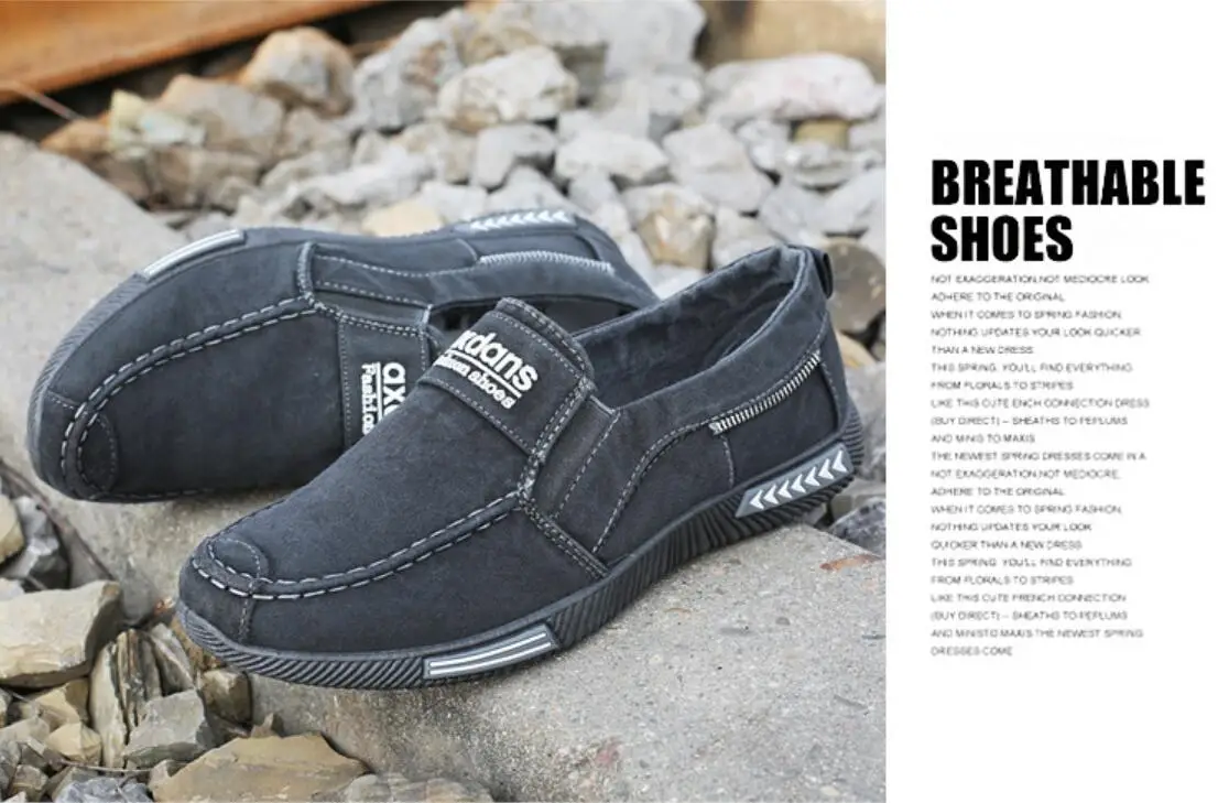 

Hot sale new fashion men's lazy shoes wild loafers men canvas shoes trendy men casual shoes sports shoes mens Flat work shoes