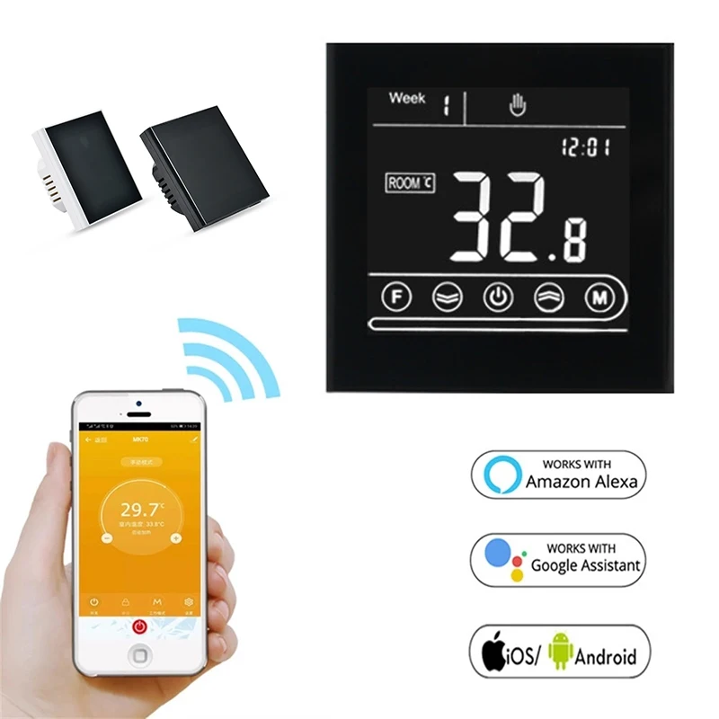 

Tuya Smart WiFi Thermostated Environment Electric Water Boiler Gas Temperature Controller Voice Control With Alexa Google Home