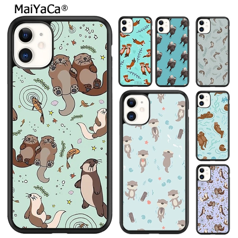 MaiYaCa чехол для телефона с изображением морской выдры в виде животных iPhone 5s SE 6 6s 7 8