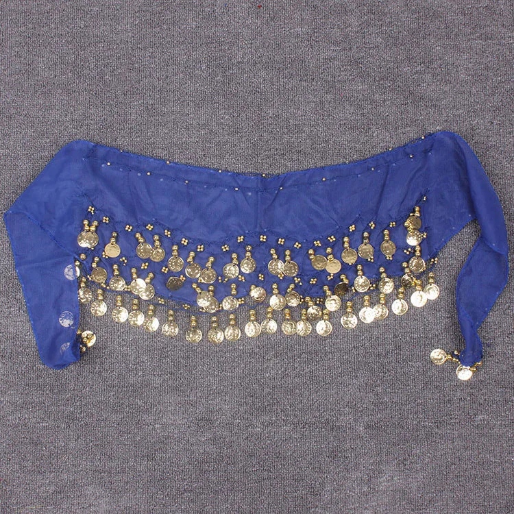 Детский набедренный платок для танца живота аксессуары 3-рядный пояс юбка с