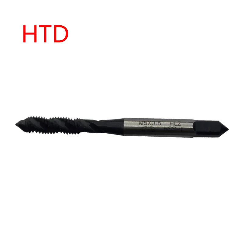 HTD HSSE Spiral Fluted Tap UNC 2-56 4-40 6-32 8-32 10-24 1/4 5/16 3/8 7/16 1/2 UNF 10-32 Machine Screw Thread Taps
