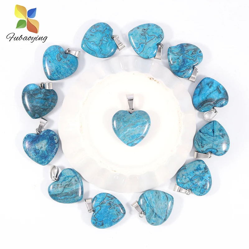 30 шт. подвески из натурального камня 20 мм аксессуары для рукоделия ожерелье