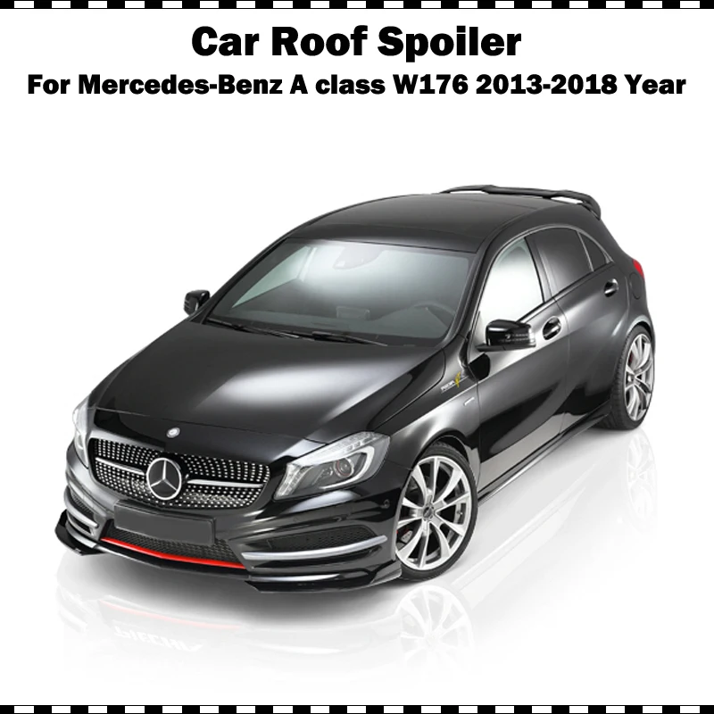 Pecha Стиль FRP задний праймер спойлер антикрыло на крышу для Benz A Class A200 A220 A250 A45 AMG 2013