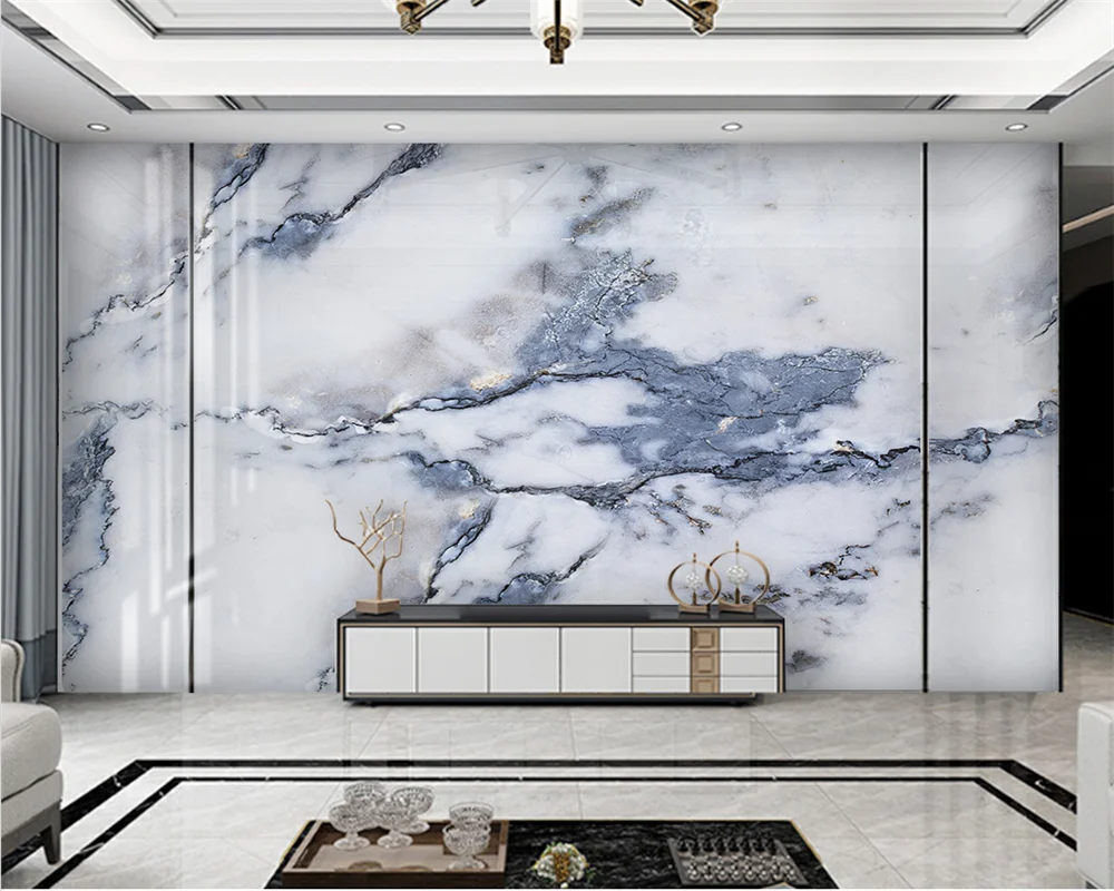 

Beibehang настроить новый современный минималистский спальня гостиная джаз белый мраморный фон обои настенные бумаги домашний декор