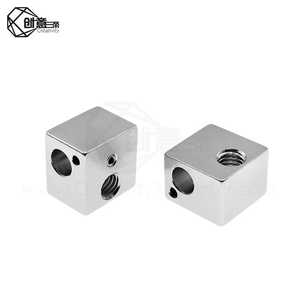 100 шт./лот аксессуары для 3D принтера все металлические нагревательные блоки