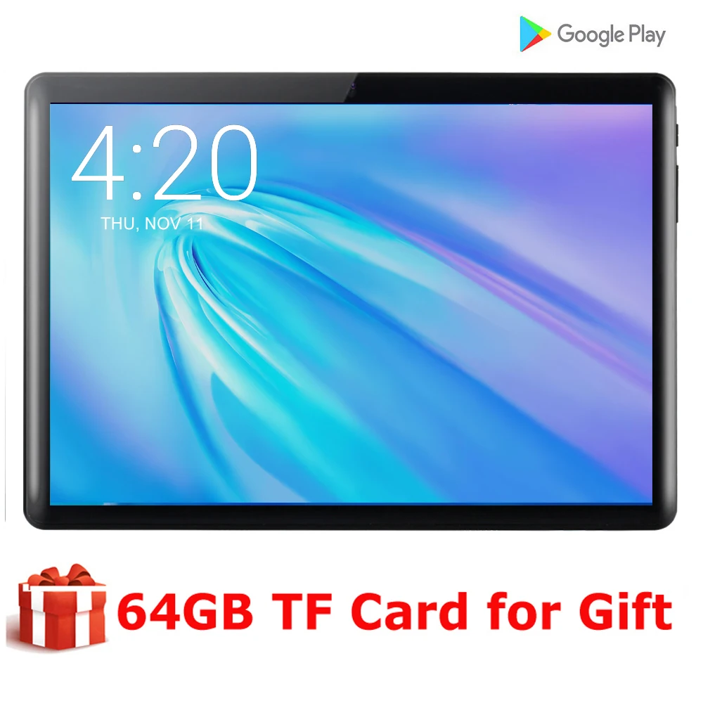 10 дюймовый планшет с четырёхъядерным процессором ОЗУ 32 ГБ ПЗУ Android 1280|Планшеты| |