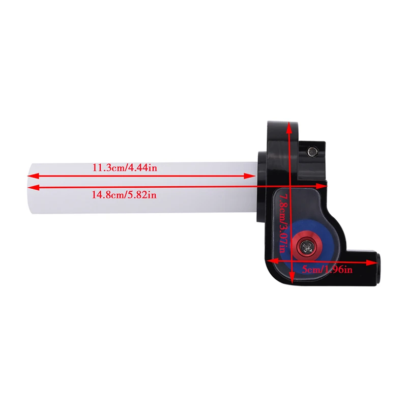 Ручка газовой дроссельной заслонки для мотоцикла 22 мм Длина 7/8 дюйма|Ручки