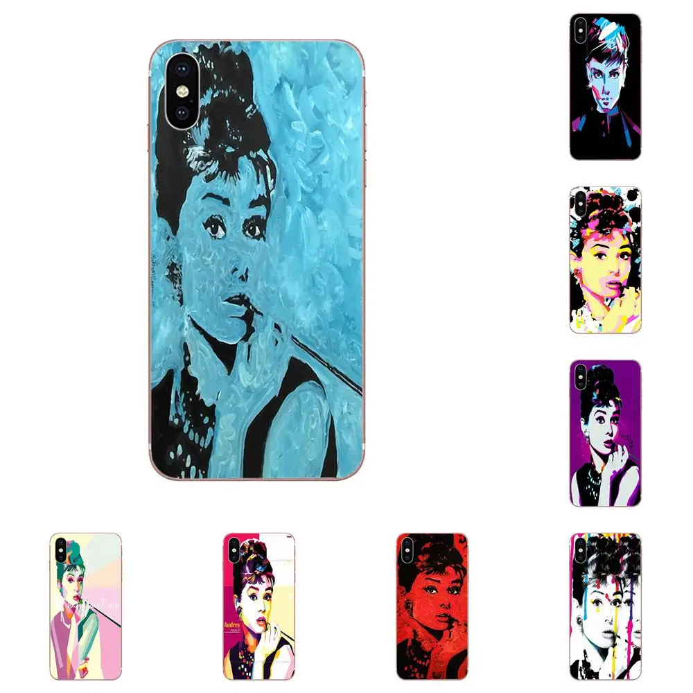 Для Huawei Honor 4C 5A 5C 5X6 6A 6X7 7A 7C 7X8 8C 8S 9 10 10i 20 20i Lite рro мягкие популярные Одри Хепберн в