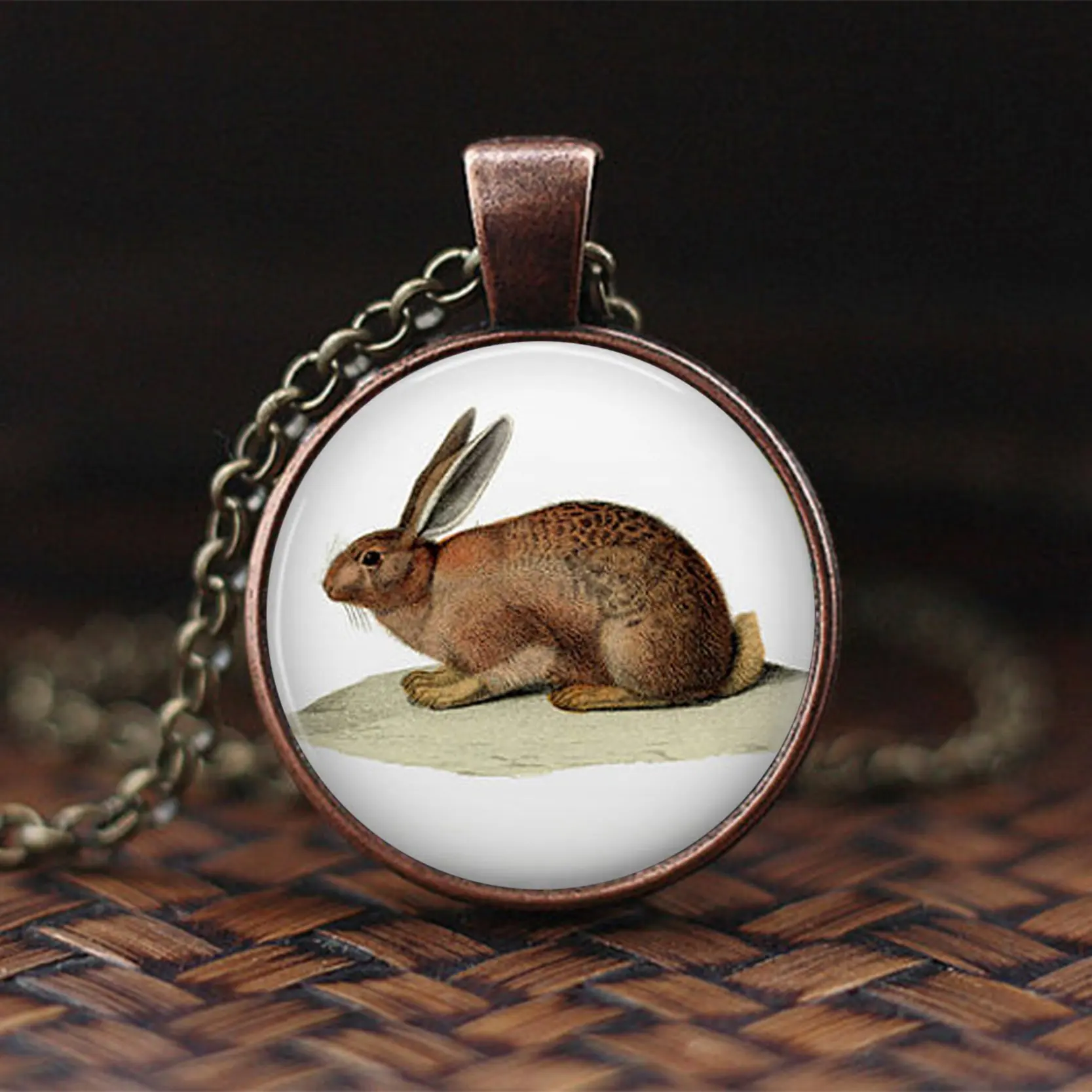 Ожерелье с подвеской в виде животных ожерелье зайчика модное украшение