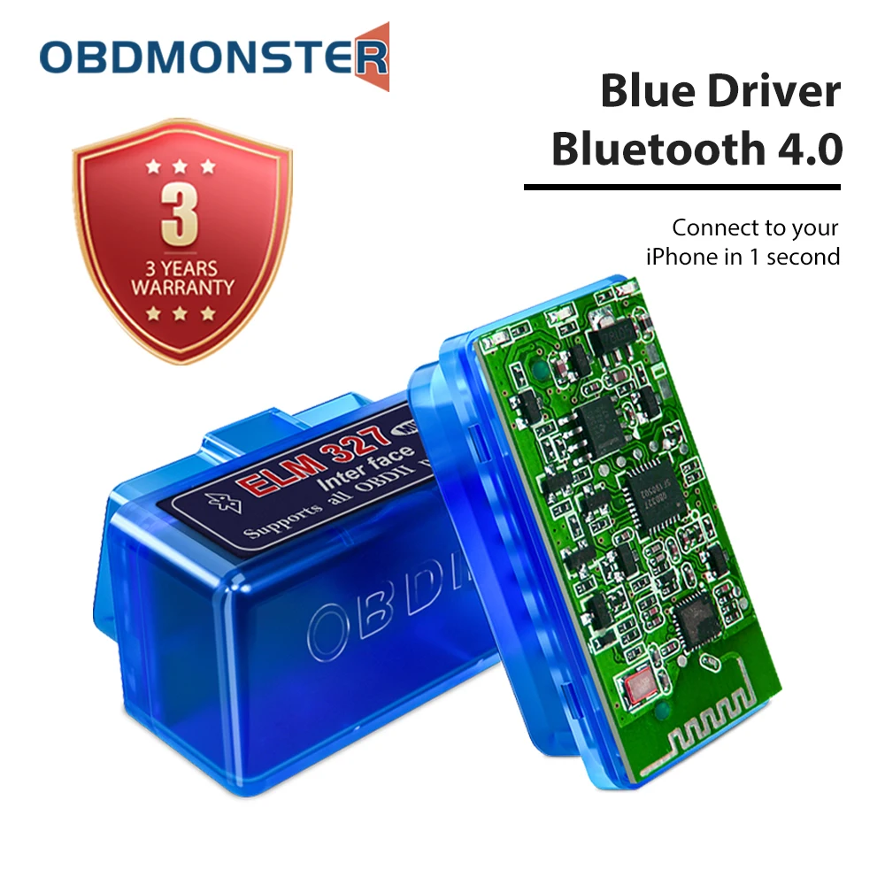 Bluetooth ELM327 V1.5 V2.1 OBD2 сканер автомобильный диагностический инструмент для iPhone и Android