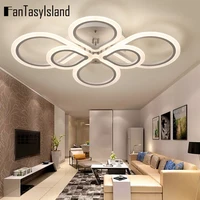 modern led ceiling lamp remote control for living room bedroom led home indoor deco surface mounted acrylic chandelier lights