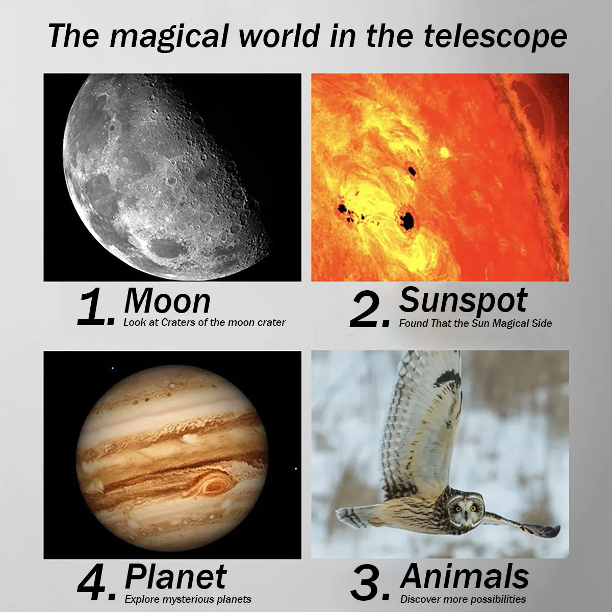 875X Zoom Professional Astronomical Telescope HD 114mm Large Diameter New Upgrade Powerful Binocular Space Star View Moon Meteor |