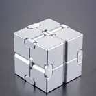 Игрушка-фиджет Infinity Cube, блок-фиджет для снятия стресса и тревоги, настольные игрушки для взрослых и детей, снятие стресса, тревоги, игрушки для детей с синдромом аутизма