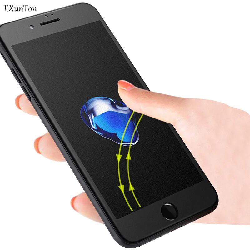 3D мягкий край матовое закаленное стекло для Apple iPhone XS X 7 8 Plus 6 6S 11 Pro 11Pro без защиты