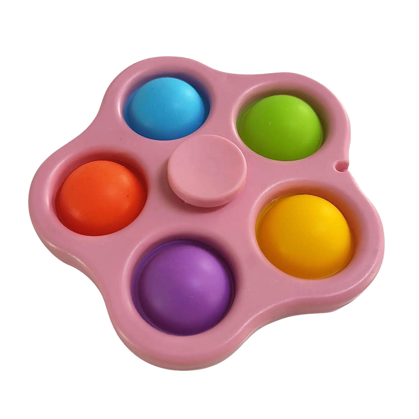 

Simple Dimple Spinner Push Pops Fidget Toy Anti-Stress Toy Anxiety Relief Toy Pops Sensory Toy Stress Toys for Kids and Adults