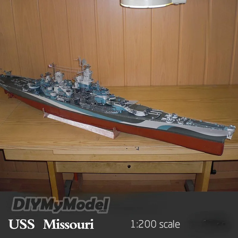 DIYMyModeI-rompecabezas de Battleship missui, 1:200, bricolaje, artesanal, modelo de papel, juguete hecho a mano, regalo, utillaje de pel&iacute;cula-0