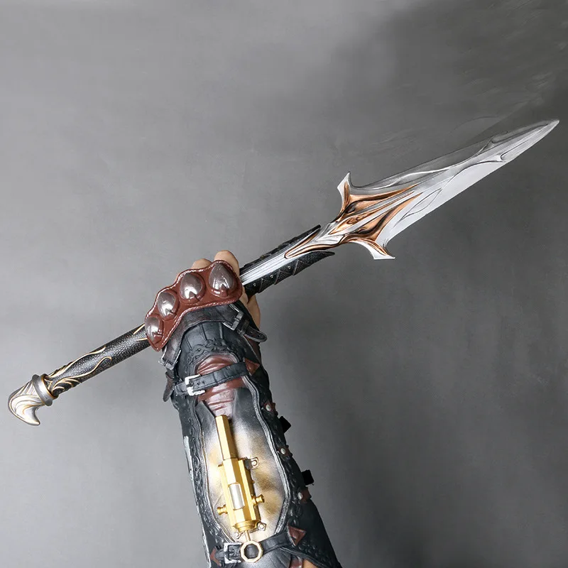 9th generation Assassin Sleeve arrow Odyssey Leonidas Spear sword hidden blade figure model Cosplay props with the Box