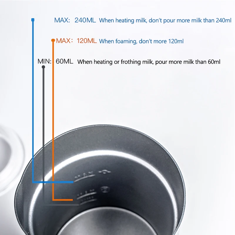 Автоматический вспениватель молока Электрический двойного назначения устройство для приготовления кофе