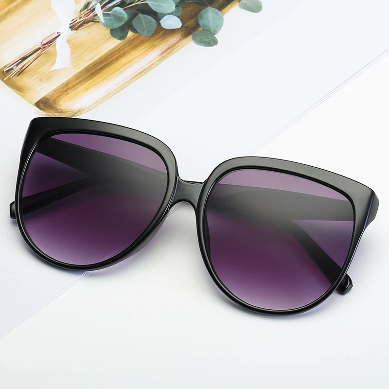 

Sunglasses Women Cat Eye Brand Designer Fashion Coating Mirror Sexy Cateye Sun Glasses Women's Glasses