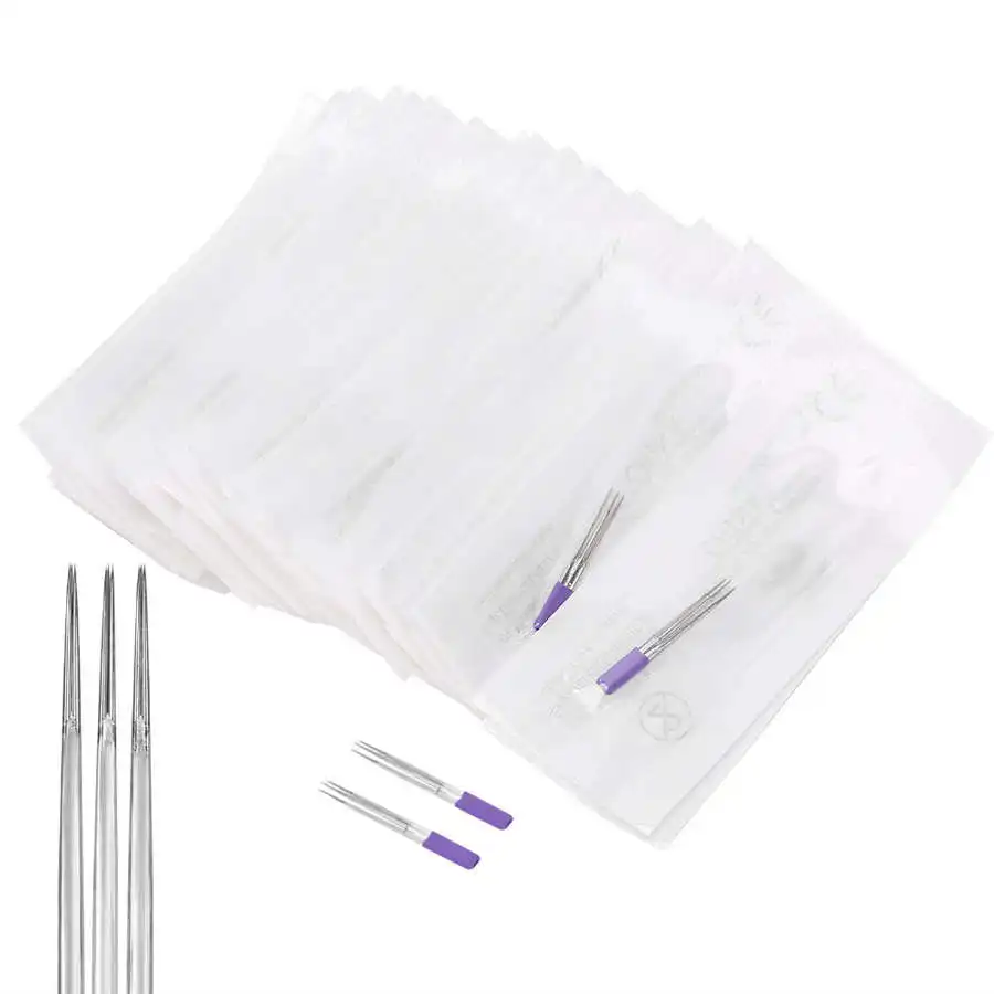 30pcs Manual Tattoo Needles Makeup Microblading Semi-Permanent Eyebrow Needle foe Pen Make up Accessories 3 x 3RL | Красота и