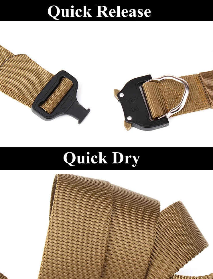 Mens Tactical Belt Military Nylon Outdoor Multifunctional Training Army Combat Waist Strap Width 3.8cm |