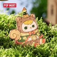 pop mart pucky animals tea party series blind box badge free shipping