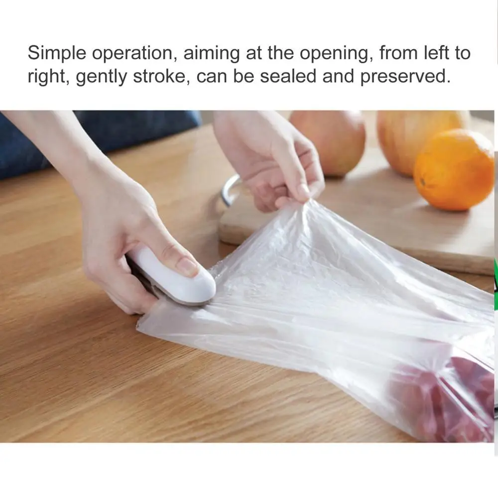 

1Pcs Portable Mini Bag Heat Sealing Machine Capper Encapsulation Snack Food Plastic Small Household Hand Pressure Heat Sealing