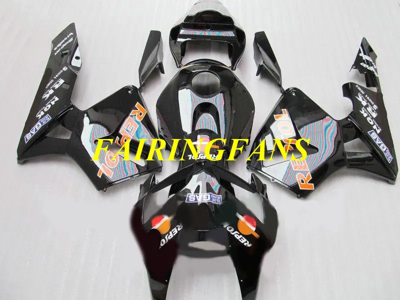 Комплект обтекателей для HONDA CBR600RR F5 05 06 CBR 600 RR 600RR CBR600 2005 2006 черный глянец