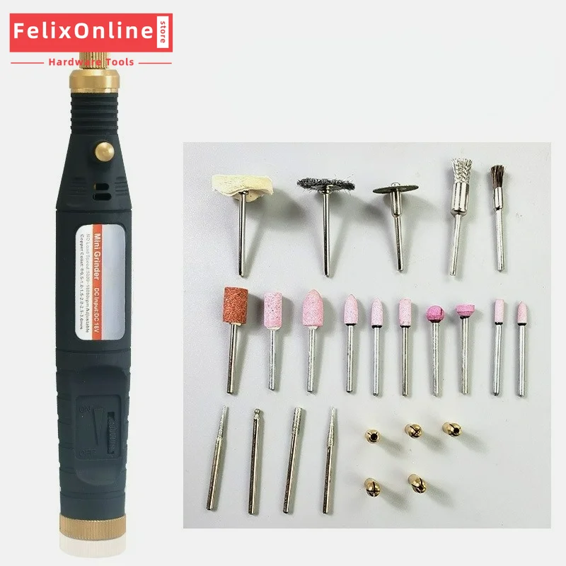 

1 Set Mini Drill Electric Rotary Electric Drill Dremel Grinder Engraver Pen Grinder Tool Grinding Machine Dremel with Accessorie