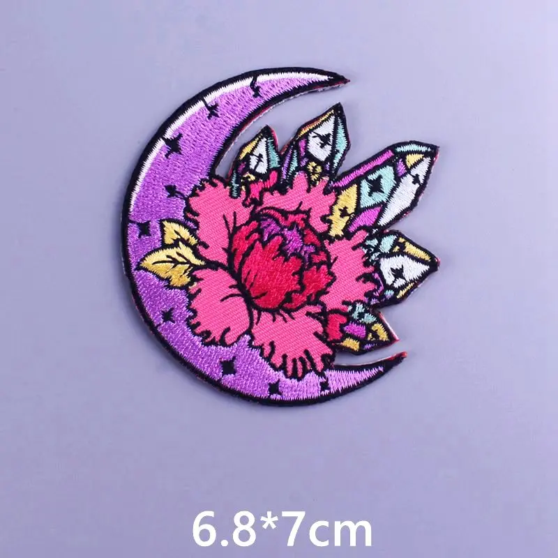 Хрустальные нашивки милые Аниме Вышитые для одежды наклейки сделай сам нашивка с