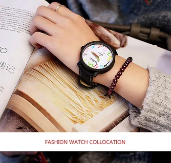 Fashion Color Kids Watches Soft Children's Bracelet Watch Easy Read Pencil Pointer Quartz Watch For Girl Boy Gift Reloj Infantil 4