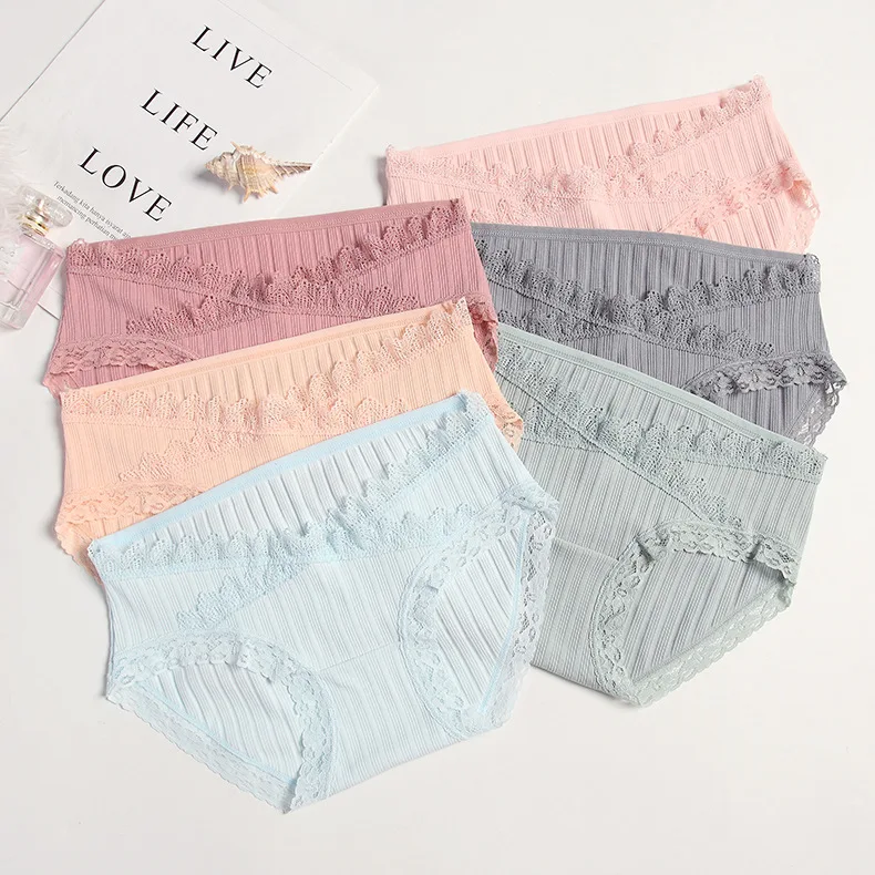 Хлопковые женские трусики для будущих мам трусы беременных женщин короткие