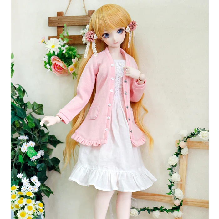 Estartek 1/3 1/4 подгонянное длинное шерстяное пальто для BJD SD DD Куклы Фигурки DIY |