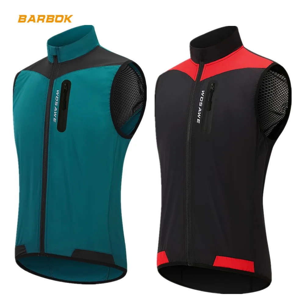 WOSAWE легкая мужская мотоциклетная куртка без рукавов ветрозащитная дышащая