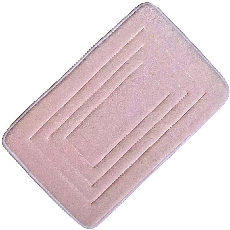 

Absorbent Non Slip Bath Mat Washable Memory Foam Rug Safety Home Carpet Pad For Bathroom Water Absorption Decor