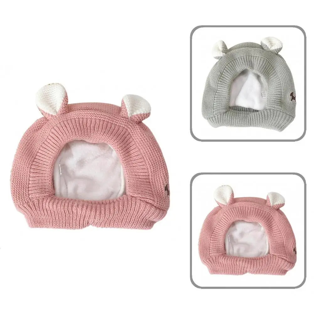 

Infant Hat Cute Boys Girls Solid Color Korean Style Knitting Hat for Daily Wear Baby Hat Baby Hat