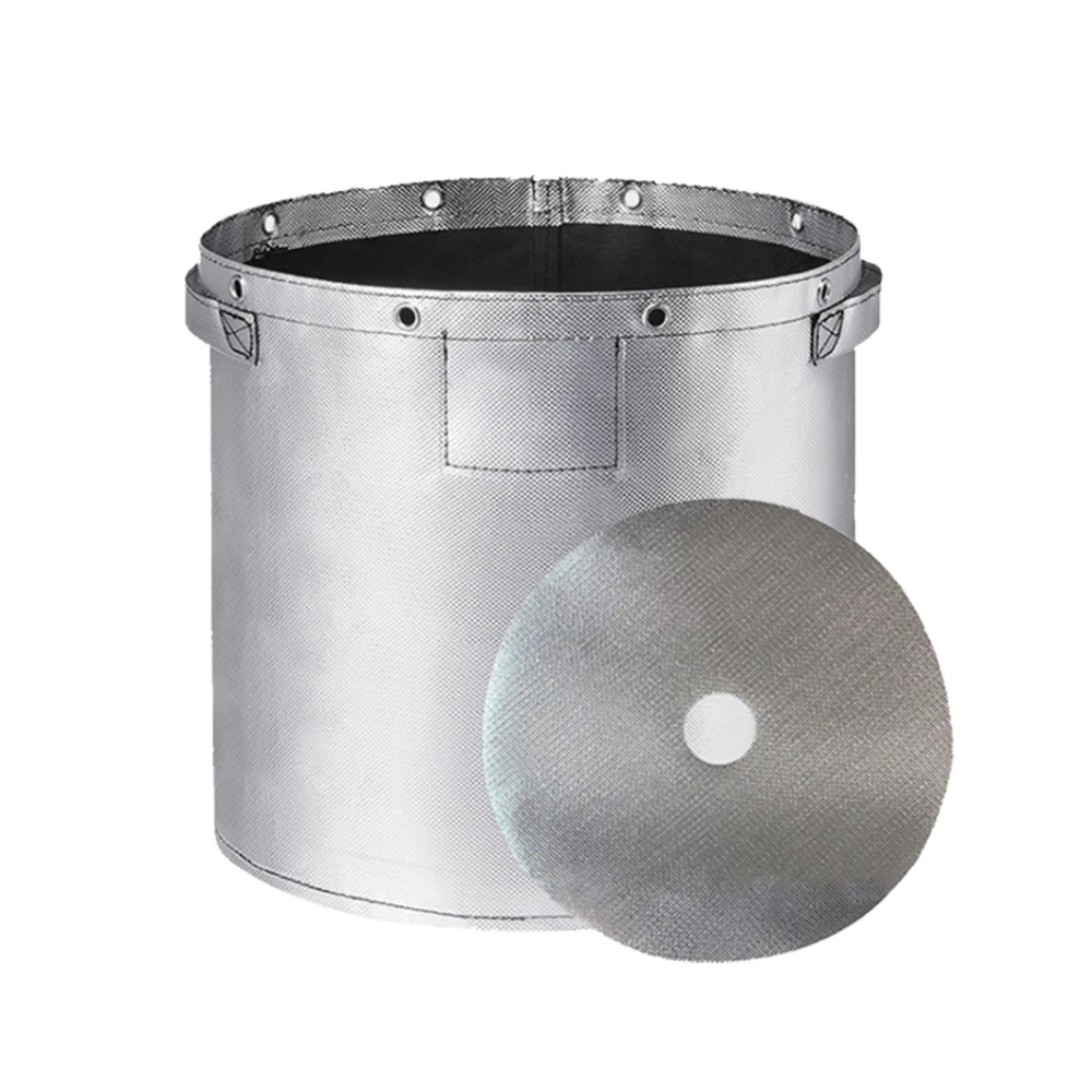 

Reusable Gardening Lawn For Plant Flower Garbage Bag Potato Grow Bags Nonwoven Fabric Pots Silver Ightweight There Are Air Holes
